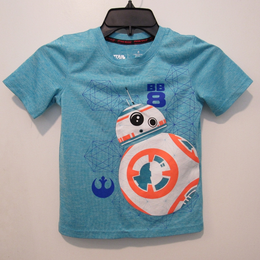 (PRICE IS FIRM!)Star Wars Youth, Bright Color, BB8, Short Sleeve Tshirt